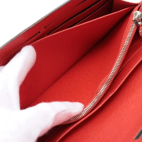 Louis Vuitton Epi Portefouille Twist Long Wallet Coquelicot Red M61179 - Picture 7 of 10